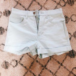 American Apparel Mint Shorts